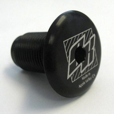 Supercross Threaded Fork Cap-Black