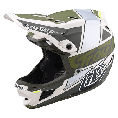 Troy Lee Designs D4 Team BMX Race Helmet-Military