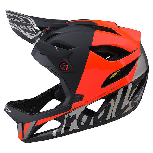 Troy Lee Designs Stage MIPS Nova BMX Race Helmet-Glo Red - 2