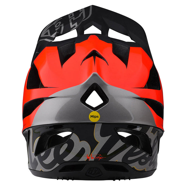 Troy Lee Designs Stage MIPS Nova BMX Race Helmet-Glo Red - 4