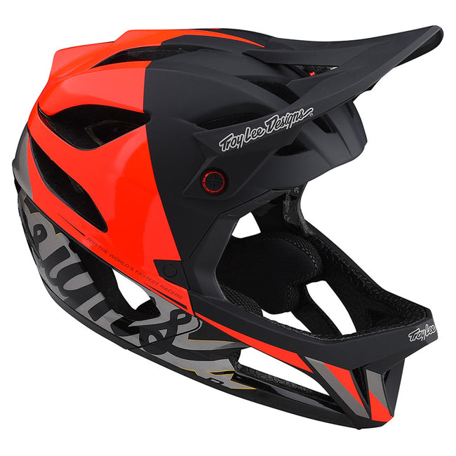 Troy Lee Designs Stage MIPS Nova BMX Race Helmet-Glo Red - 7