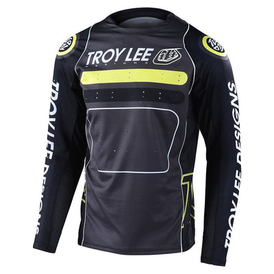 Troy Lee Designs Sprint Drop In BMX Race Jersey-Black/Green