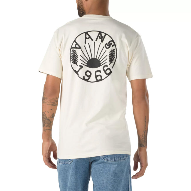 Vans Dakota Roche Logo Men's T-Shirt-Seedpearl - 1