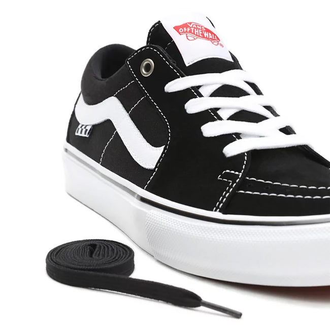 Vans SK8-Low Shoes-Black/White - 6