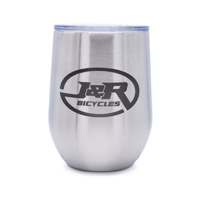 J&R Bicycles Wine Glass-12oz - 1