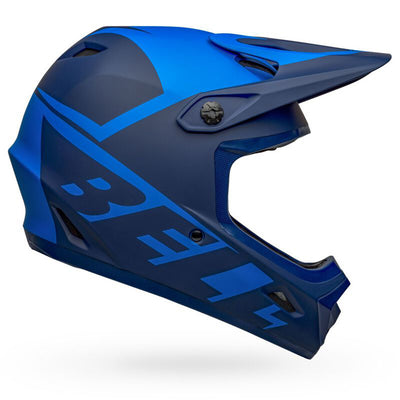 Bell Transfer BMX Race Helmet-Matte Blue/Dark Blue