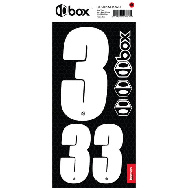 Box Two Number Sticker Set 0-9 - 14