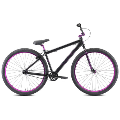 SE Bikes Big Flyer 29" BMX Freestyle Bike-Stealth Mode/Purple Ano