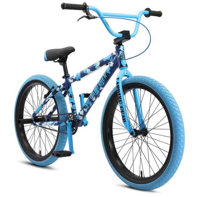SE Bikes So Cal Flyer 24" BMX Freestyle Bike-Blue Camo - 2