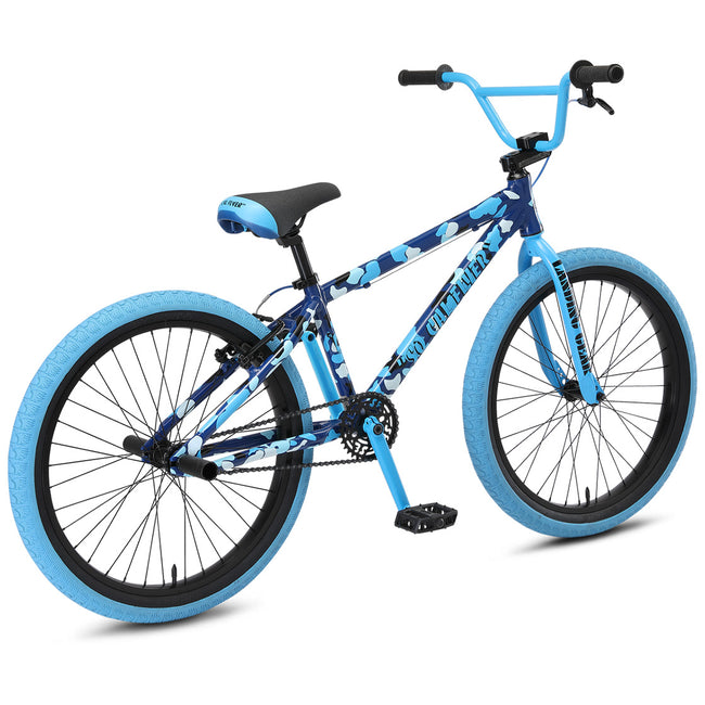 SE Bikes So Cal Flyer 24" BMX Freestyle Bike-Blue Camo - 3
