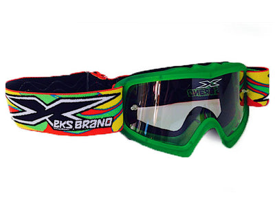 X-Brand X-Grom Goggles-Liquid Green