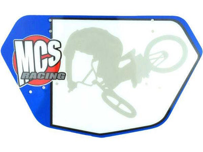 MCS Racing BMX Numberplate