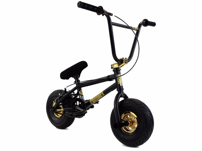 Fat Boy Black Hawk Pro Mini Bike - Black/Gold - 1