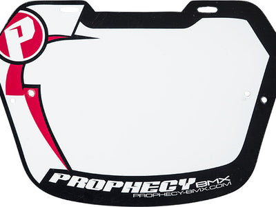 Prophecy Front Number Plate-White/Yellow-Pro