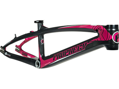 Prophecy Scud Evo Carbon BMX Race Frame-Matte Carbon/Pink