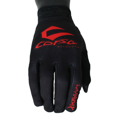 Corsa Warrior X BMX Race Gloves-Black/Red