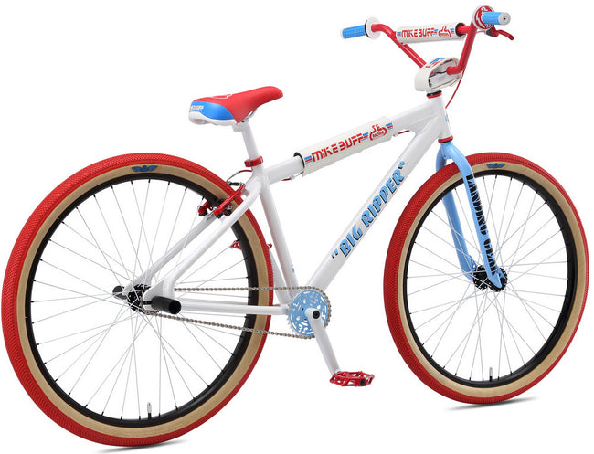 SE Racing Mike Big Ripper 29" BMX Bike-White/Red/Blue - 2