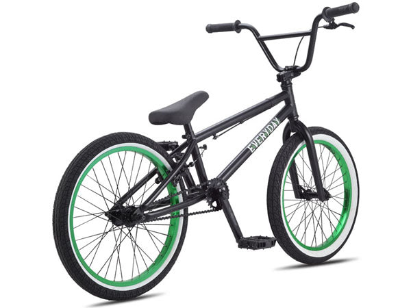 SE Bikes Everyday BMX Bike-Black w/Green - 3