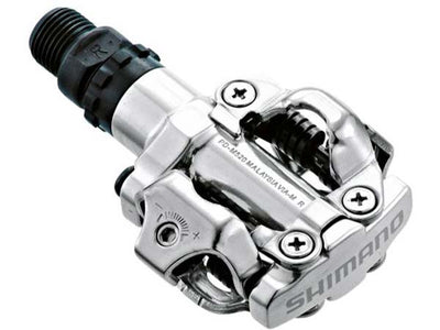 Shimano Deore PD-M520 Clipless Pedals-Silver/Black