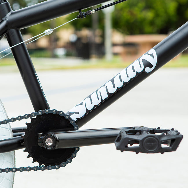 Sunday Blueprint 20"TT BMX Bike-Matte Black/White - 7