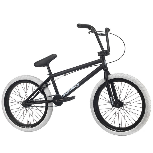 Sunday Blueprint 20"TT BMX Bike-Matte Black/White - 1