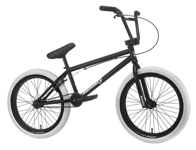 Sunday Blueprint 20"TT BMX Bike-Matte Black/White - 12