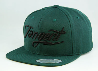 Tangent Bolt Snapback Hat-OSFA-Forest/Black