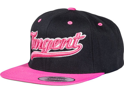 Tangent Snapback Hat-Black/Pink