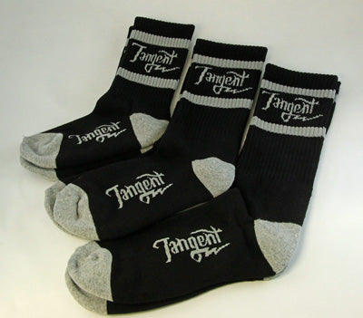Tangent Tubular Socks-Black/Grey - 1