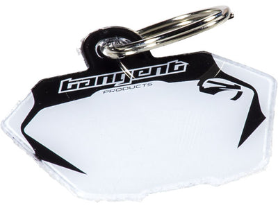 Tangent Number Plate Key Chain