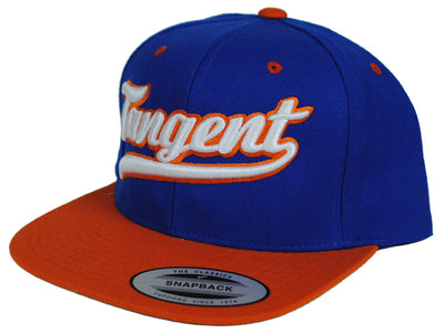 Tangent Snapback Hat-Blue/Orange