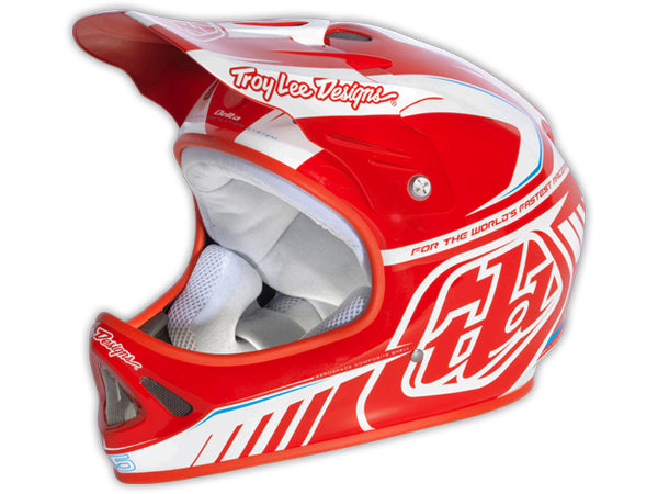 Troy Lee 2013 D2 Delta Composite Helmet-Red - 5
