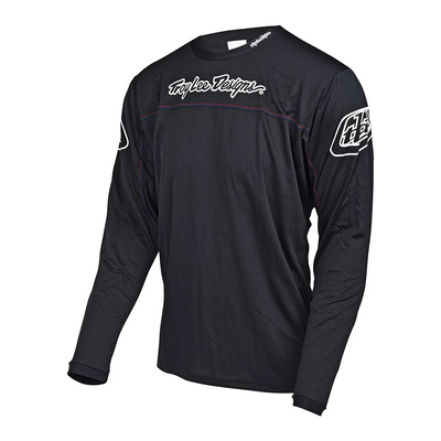 Troy Lee Designs Sprint BMX Race Jersey-Solid Black