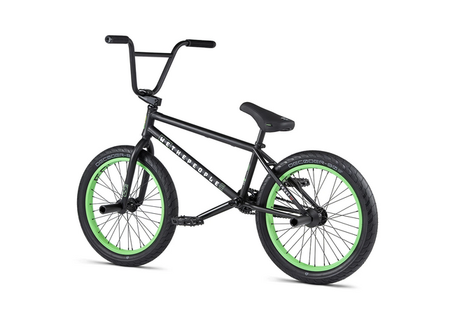 We The People Trust 21"TT BMX Bike-Matte Black - 16
