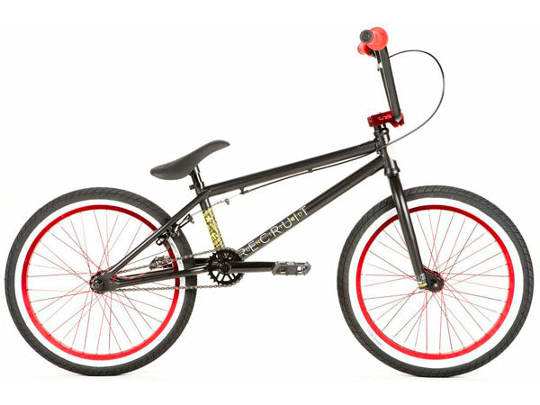 United Recruit Etnies Ltd Ed BMX Bike-Flat Black/Red - 1
