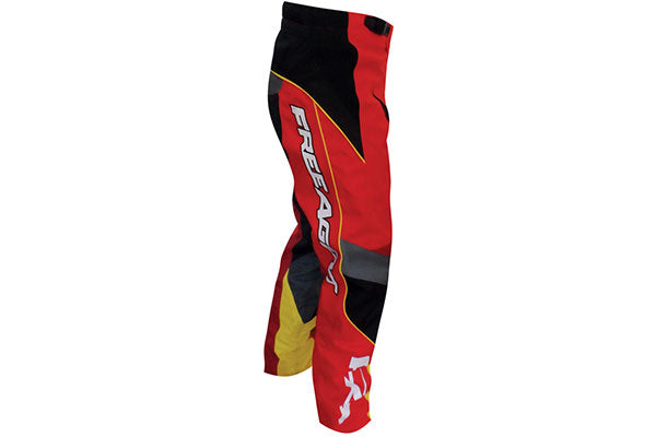 Free Agent Factory Team BMX Race Pants-Red/Black - 1