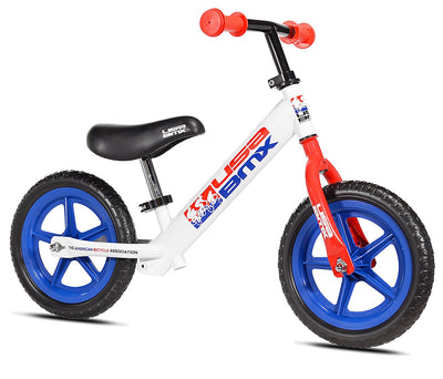 USABMX Balance Bike-12"-Red/White/Blue