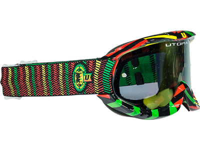 Utopia Slayer Pro MX Goggle-Rasta