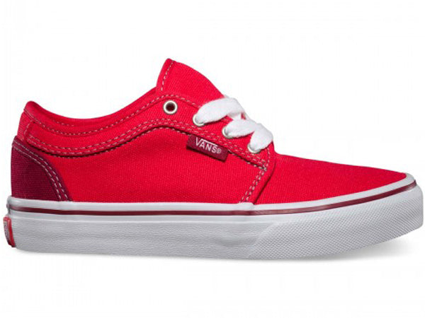 Vans Chukka Low Shoes-Bright Red - 1