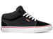 Vans Chukka Mid Shoes-Black/Flame Scarlet - 2