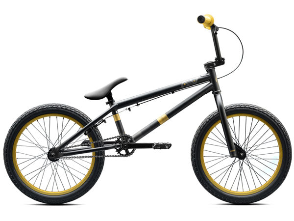 Verde AV BMX Bike-Matte Black/Gold - 1