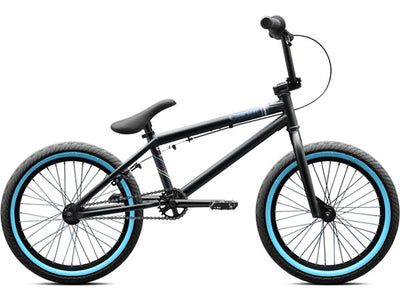 Verde Cadet BMX Bike-18"-Matte Black/Aqua
