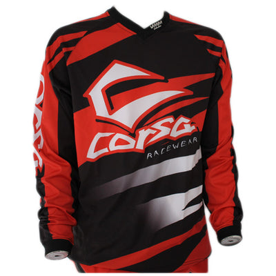 Corsa Warrior BMX Race Jersey-Red