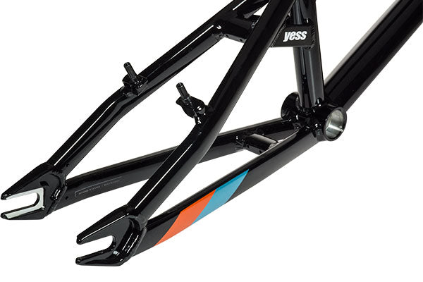 Yess Type O BMX Race Frame-Black - 3