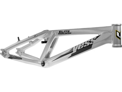 Yess Elite World Cup BMX Race Frame-Silver