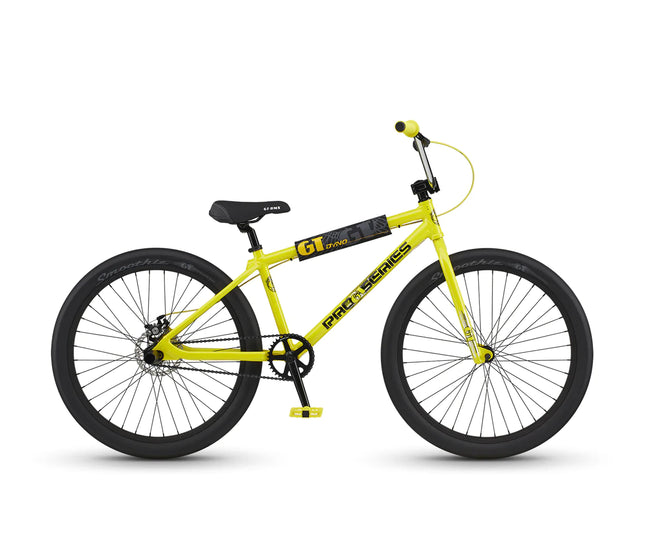 GT Pro Series Heritage 26&quot; BMX Freestyle Bike-Yellow - 1