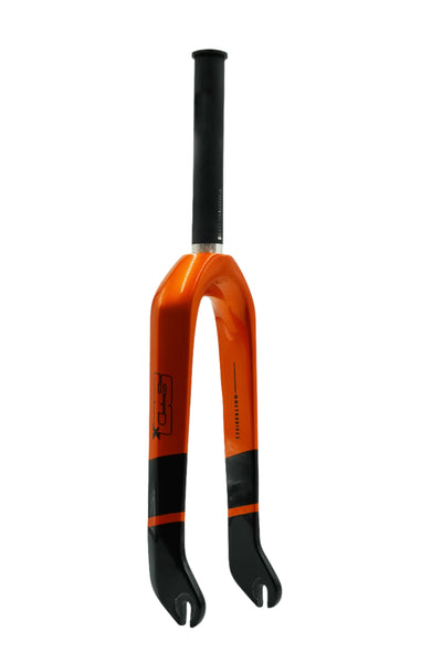 SD Expert Carbon BMX Fork V2-20"x1 1/8"-10mm-Black/Orange