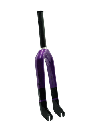 SD Expert Carbon BMX Fork V2-20"x1 1/8"-10mm-Black/Purple