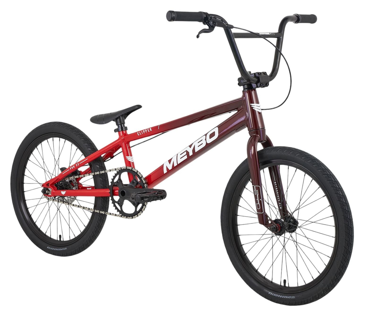 Meybo Clipper Disc Pro 22 BMX Race Bike-Red/Maroon – J&R Bicycles