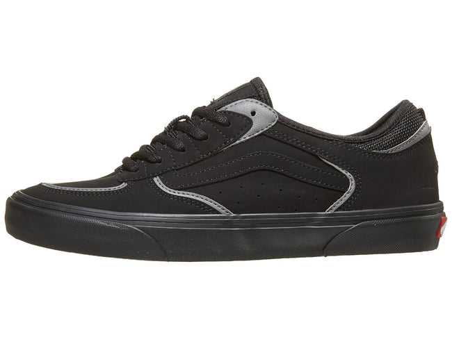 Vans Skate Rowley Shoes-Black/Pewter - 1